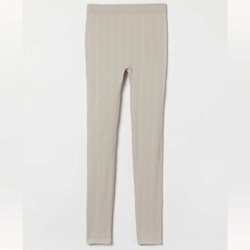 Seamless ribbed leggings